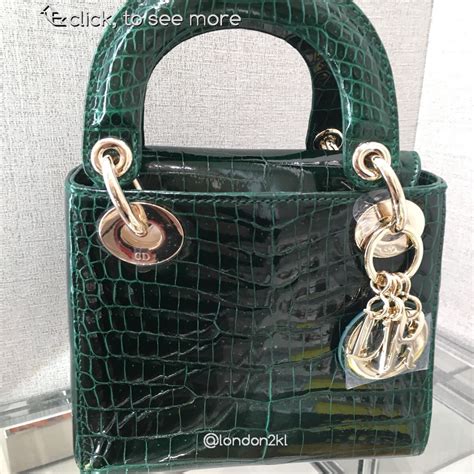 lady dior emerald green|DIOR.